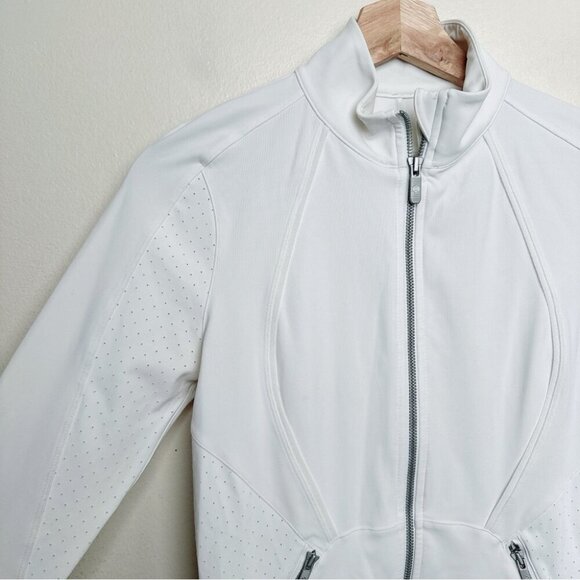 Lululemon Womens Size  6 Sleek Essentials Jacket White - Picture 7 of 16